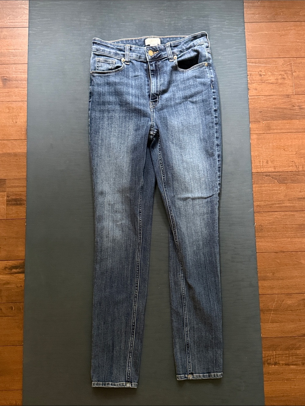 Women's High-Rise Straight Jeans - Blue
